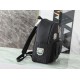 Knockoff Dior Saddle Zip Backpack Dior Oblique jacquard black Replica Clone