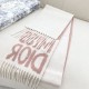 Knockoff Dior Miss Dior Graffiti reversible cashmere scarf gray/pink 17 x 140 Replica Clone
