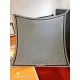 Knockoff Dior Oblique Diortwin reversible square silk and cashmere scarf gray/black 140 x 140 Replica Clone