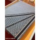 Knockoff Dior Oblique Diortwin reversible square silk and cashmere scarf gray/black 140 x 140 Replica Clone