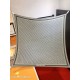 Knockoff Dior Oblique Diortwin reversible square silk and cashmere scarf gray/black 140 x 140 Replica Clone