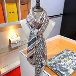 Knockoff Dior Oblique Diortwin reversible square silk and cashmere scarf burgundy/black 140 x 140 Replica Clone