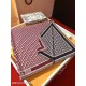 Knockoff Dior Oblique Diortwin reversible square silk and cashmere scarf burgundy/blue 140 x 140 Replica Clone