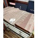 Knockoff Dior Oblique cashmere navy blue/écru fringed scarf 45 x 200 Pink Replica Clone