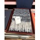 Knockoff Dior Oblique cashmere navy/écru fringed scarf 45 x 200 Blue Replica Clone