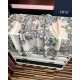 Knockoff Mitzah scarf multicolor silk and cashmere Dior D-Floral 140 x 140 01 Replica Clone