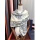 Knockoff Mitzah scarf multicolor silk and cashmere Dior D-Floral 140 x 140 01 Replica Clone