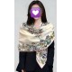 Knockoff Mitzah scarf multicolor silk and cashmere Dior D-Floral 140 x 140 02 Replica Clone