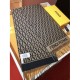 Knockoff Fendi FF scarf black/brown wool and cashmere blend 32 x 200 Replica Clone
