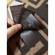 Knockoff Wool blend scarf with Fendi FF logo inlay brown 42 x 180 Replica Clone