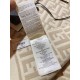 Knockoff Fendi FF wool and cashmere blend scarf beige 32 x 200 Replica Clone