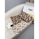 Knockoff Fendi FF cashmere and wool blend scarf brown 35 x 180 Replica Clone