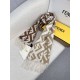 Knockoff Fendi FF cashmere and wool blend scarf brown 35 x 180 Replica Clone
