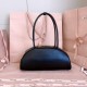 AAAAA Replica Miu Miu Beau Handbags Cognac Brown 5BB193 Black Fake Clone