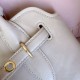 AAAAA Replica Miu Tote Bags Miu Adventure Nappa Leather 5BA292 White Fake Clone