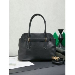 AAAAA Replica Miu Miu Adventure Nappa Leather 5BA292 Black Tote Fake Clone