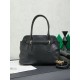 AAAAA Replica Miu Miu Adventure Nappa Leather 5BA292 Black Tote Fake Clone