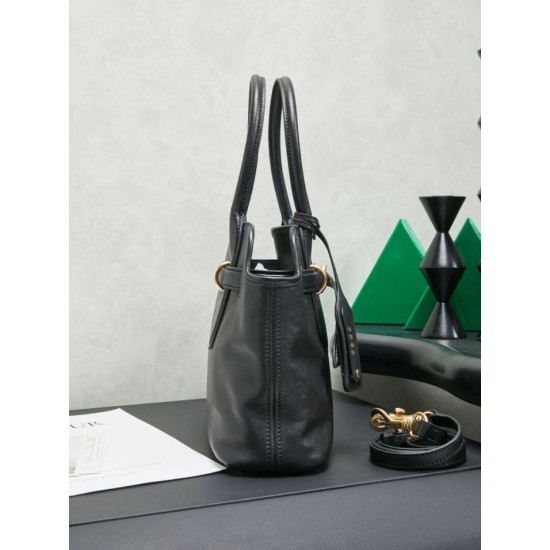 AAAAA Replica Miu Miu Adventure Nappa Leather 5BA292 Black Tote Fake Clone