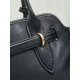 AAAAA Replica Miu Miu Adventure Nappa Leather 5BA292 Black Tote Fake Clone