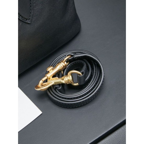 AAAAA Replica Miu Miu Adventure Nappa Leather 5BA292 Black Tote Fake Clone