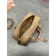 AAAAA Replica Miu Miu Arcadie Quilted Top-Handle Bag Apricot Fake Clone