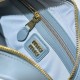 Replica Miu Miu Arcadie Quilted Top-Handle Bag Blue Knockoff Cheap AAAAA Replica Miu Miu Arcadie Quilted Top-Handle Bag Blue Fake Clone