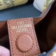 AAAAA Replica Valentino Garavani Alltime Medium Grained Calfskin Handbag Brown Fake Clone