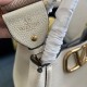 AAAAA Replica Valentino Garavani Alltime Medium Grained Calfskin Handbag Beige Fake Clone