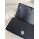 AAAAA Replica Valentino Garavani Rockstud Chain Wallet Black Fake Clone