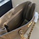 AAAAA Replica Valentino Garavani Laseine Small/Medium Tote Bag Brown Fake Clone