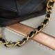 AAAAA Replica Valentino Garavani Laseine Small/Medium Tote Bag Black Fake Clone