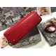 AAAAA Replica Dior Large Lady Dior quilted lambskin cannage bag red Fake Clone