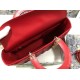 AAAAA Replica Dior Large Lady Dior quilted lambskin cannage bag red Fake Clone