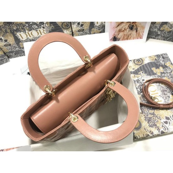 Replica Dior Large Lady Dior quilted lambskin cannage bag brown Knockoff Cheap AAAAA Replica Dior Large Lady Dior quilted lambskin cannage bag brown Fake Clone