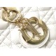 AAAAA Replica Dior Large Lady Dior quilted lambskin cannage bag white Fake Clone
