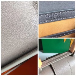 AAAAA Replica Goyard Saigon Structure Nano gray bag Fake Clone