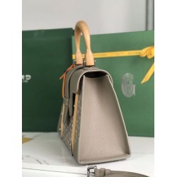AAAAA Replica Goyard Goyardine Saigon PM gray handbag Fake Clone