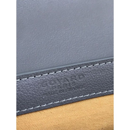 Replica Goyard Goyardine Saigon PM gray handbag Knockoff Cheap AAAAA Replica Goyard Goyardine Saigon PM gray handbag Fake Clone