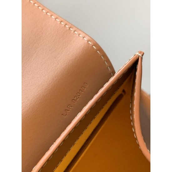 AAAAA Replica Goyard Saigon PM brown structured handbag Fake Clone