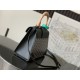 AAAAA Replica Goyard Saigon PM structured handbag Black Fake Clone