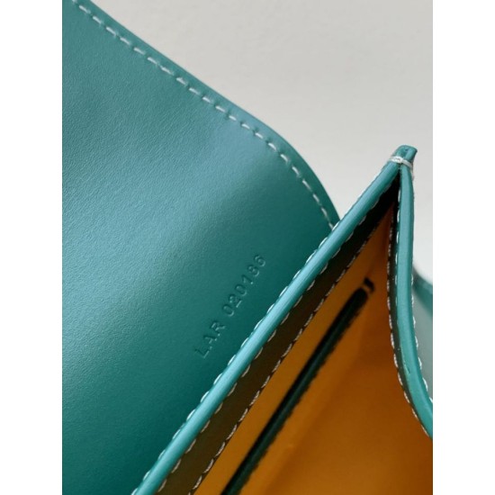 AAAAA Replica Goyard Saigon PM Green structured handbag Fake Clone