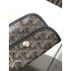 AAAAA Replica Goyard Anjou Saint Louis Mini Goyardine canvas black calfskin tote bag Fake Clone