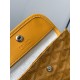 AAAAA Replica Goyard Anjou Saint Louis Mini Goyard canvas calfskin tote bag Yellow Fake Clone