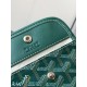 AAAAA Replica Goyard Anjou Saint Louis Mini Goyard canvas calfskin tote bag Green Fake Clone