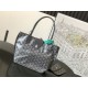 AAAAA Replica Goyard Anjou Saint Louis Mini goyardine canvas tote bag gray calf Fake Clone