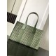 AAAAA Replica Goyard Villette Jacquard canvas tote bag Green Fake Clone