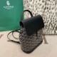 AAAAA Replica Goyard Alpin Mini Goyardine Canvas Backpack Black Fake Clone