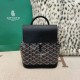 AAAAA Replica Goyard Alpin Mini Goyardine Canvas Backpack Black Fake Clone