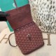 AAAAA Replica Goyard Alpin Mini Burgundy Goyardine Canvas Backpack Fake Clone