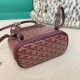 AAAAA Replica Goyard Alpin Mini Burgundy Goyardine Canvas Backpack Fake Clone
